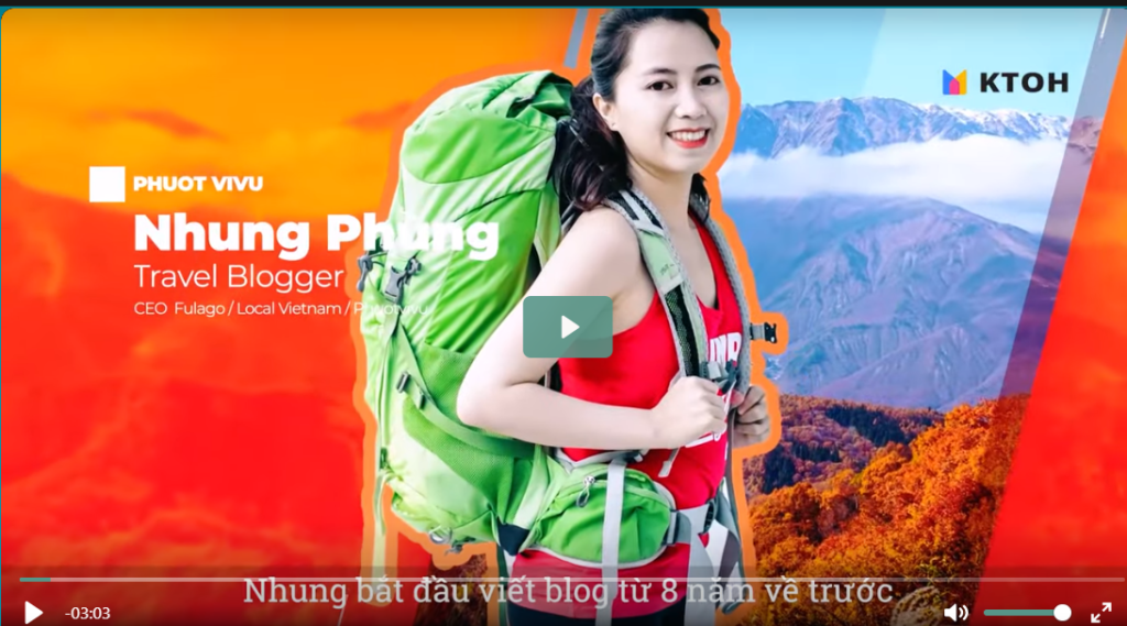 Chị Nhung Phùng Blogger - mentor của mình 